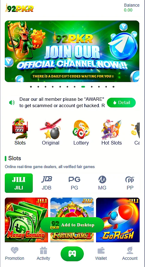 92Pkr App
