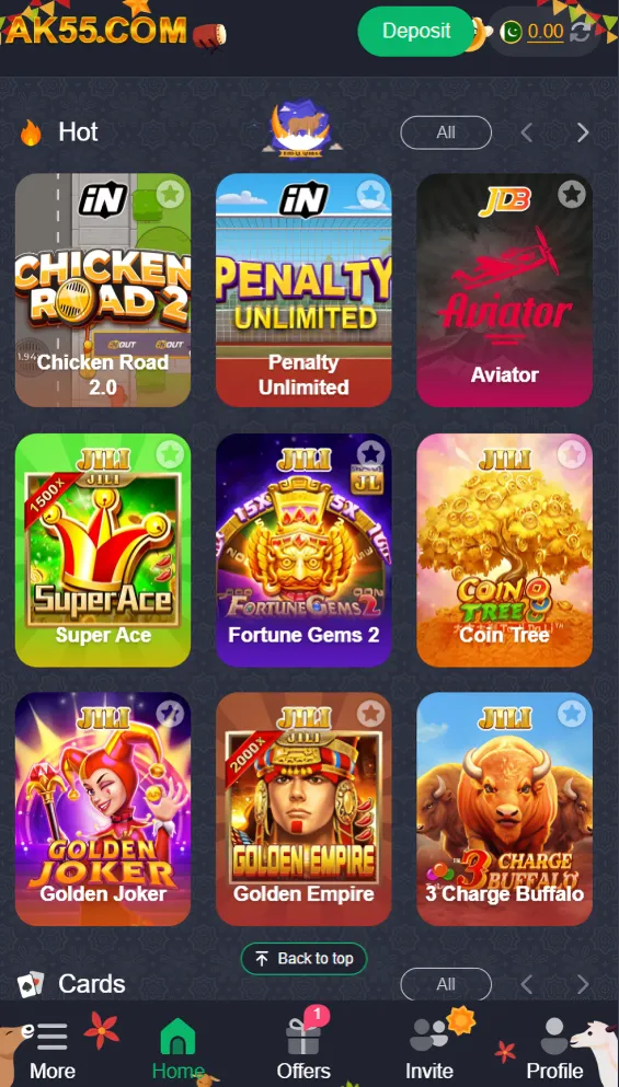 Ak55 game App