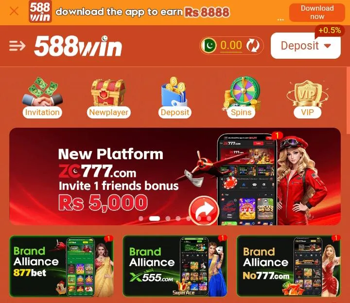 588 Win login