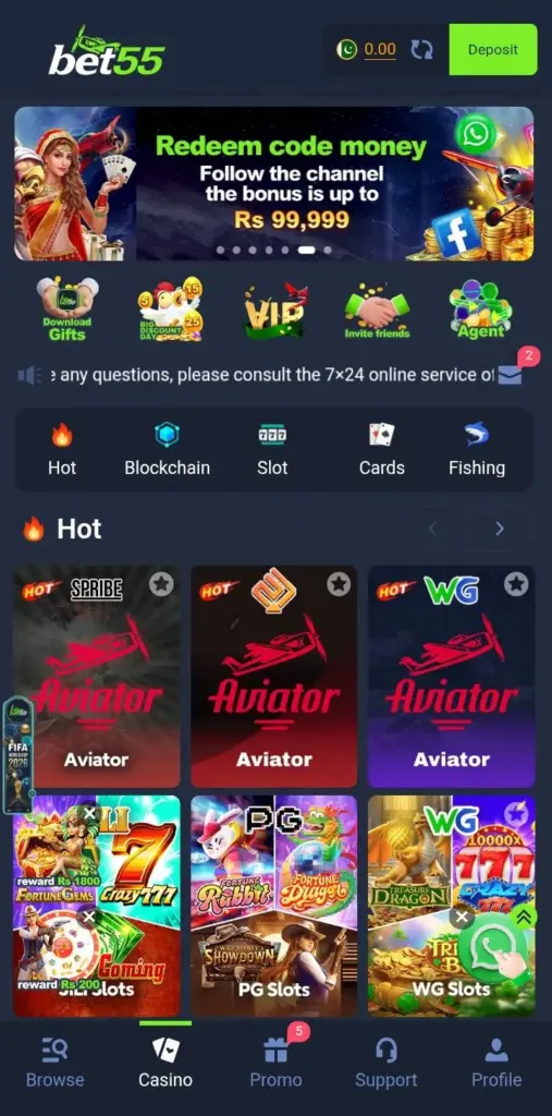 Bet55 game Apk