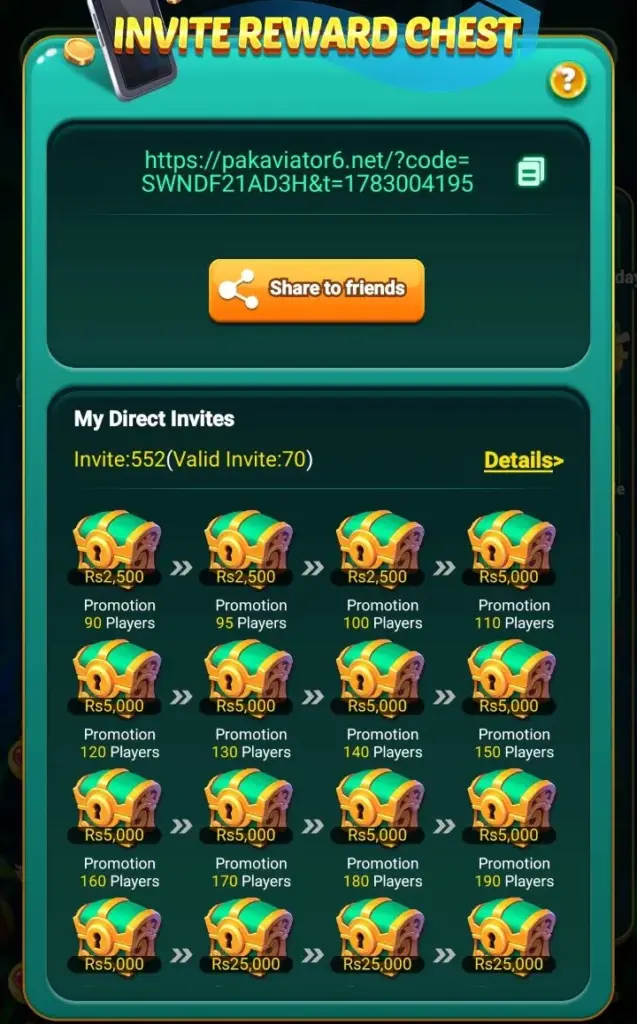 Aviator rewards