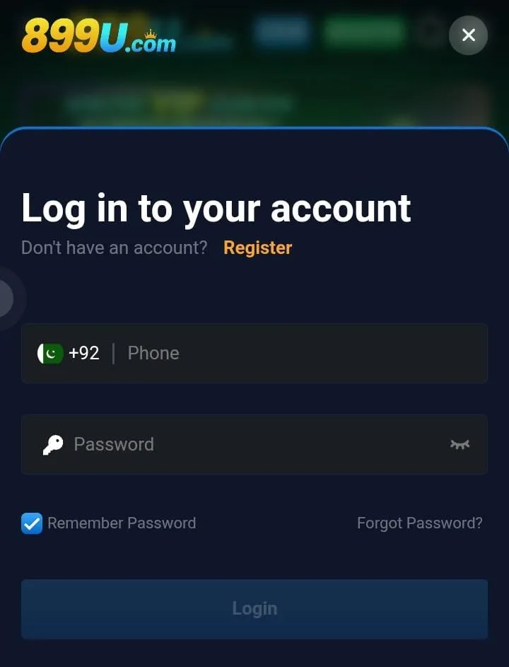 The way to login